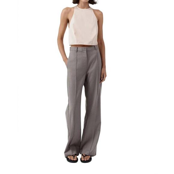 ST. AGNI Pants - NEW ST. AGNI women's oupa pintuck pants in doe